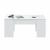 MESA CENTRO ELEVABLE REF: 001637BO FLOW BLANCO BRILLO