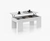 Foto MESA CENTRO ELEVABLE REF: 001637BO FLOW BLANCO BRILLO