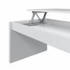 Foto MESA CENTRO ELEVABLE REF: 001638BO ATTUALE BLANCO BRILLO