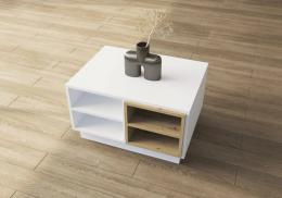 MESA DE CENTRO GREY 06 BLANCO/ROBLE