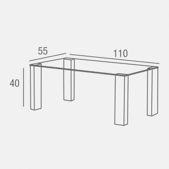 Foto MESA DE CENTRO MOD. CORINA