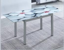 MESA COCINA EXT.T/IMPRESA MOD.FLORES GRIS