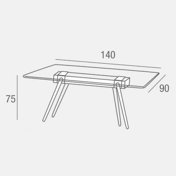 Foto MESA COMEDOR MOD. OMARA