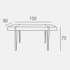 Foto MESA COMEDOR MOD. BERLIN C/ CANYON