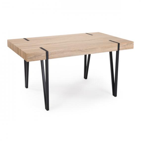 Foto MESA COMEDOR MOD. BERLIN C/ ROBLE SONOMA