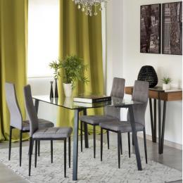 MESA COMEDOR MOD. LUJAN PATA NEGRA 140*80