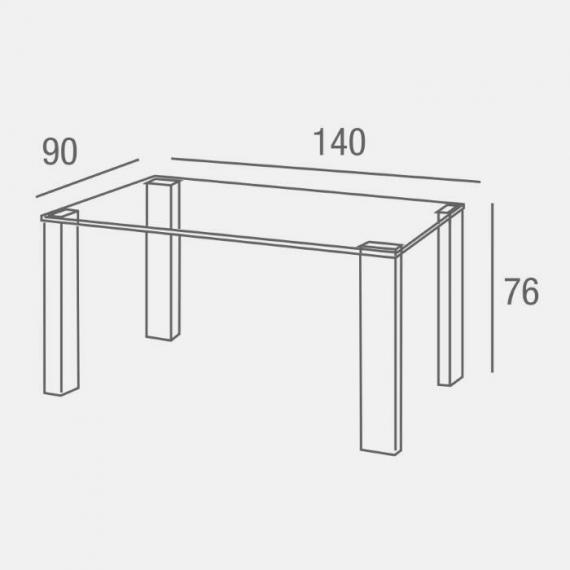 Foto MESA COMEDOR MOD. CORINA