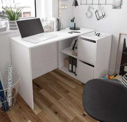 Mesa escritorio multiposición REF: 008311A - GIO, Blanco artik