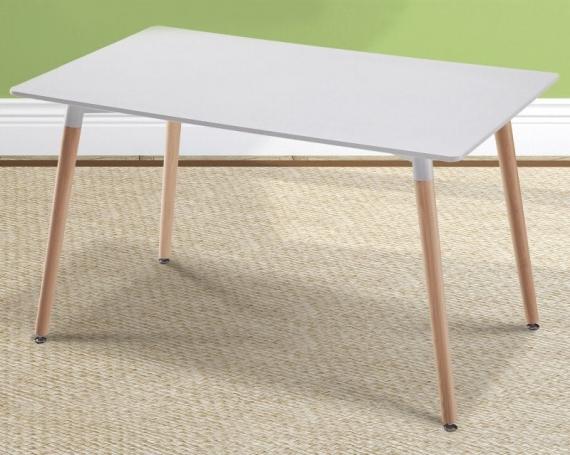 Foto MESA COCINA 120CM P/MADERA MOD.DINAMARCA BLANCO