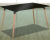 Foto MESA RECTANGULAR 120CM P/MADERA DINAMARCA NEGRO