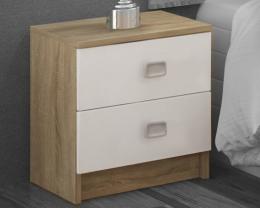 MESITA DE NOCHE MOD.CHAMPION CAMBRIA-BLANCO
