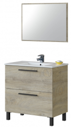 Cabinet 80, 2 drawers + mirror REF: 305422C - AIR