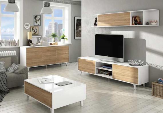 Фото Тумба под телевизор и верхний модуль REF: 0F6634BO - Stylus Plus