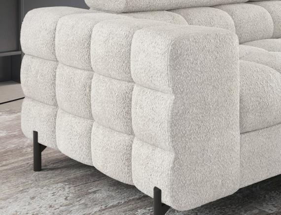 Foto SOFÁ CAMA CON ARCÓN I PATAS ALTAS 276 CM X 200 CM FERUCHE BLANCO