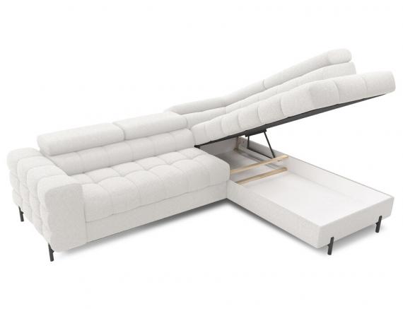 Foto SOFÁ CAMA CON ARCÓN I PATAS ALTAS 276 CM X 200 CM FERUCHE BLANCO