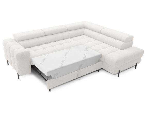 Foto SOFÁ CAMA CON ARCÓN I PATAS ALTAS 276 CM X 200 CM FERUCHE BLANCO
