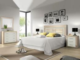 DORMITORIO MATRIMONIO MOD.LARA 2 AMBIENTE 1 CAM-BLA