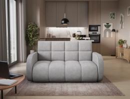 SOFÁ CAMA PEQUEÑO 2 PLAZAS 155 CM DEVERIO GRIS OFERTA