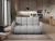 SOFÁ CAMA PEQUEÑO 2 PLAZAS 155 CM DEVERIO GRIS OFERTA