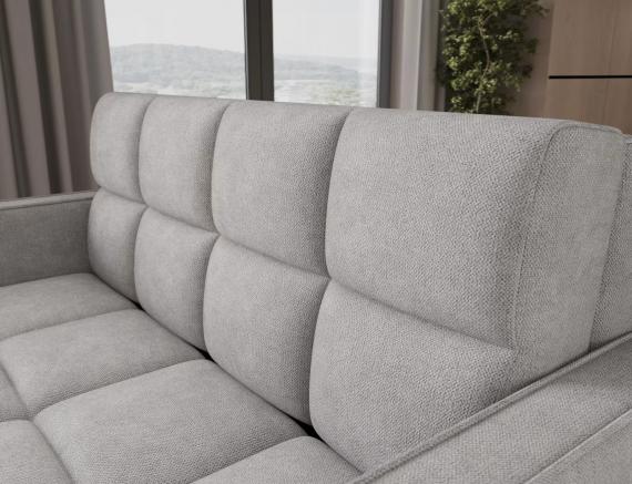 Foto SOFÁ CAMA PEQUEÑO 2 PLAZAS 155 CM DEVERIO GRIS OFERTA
