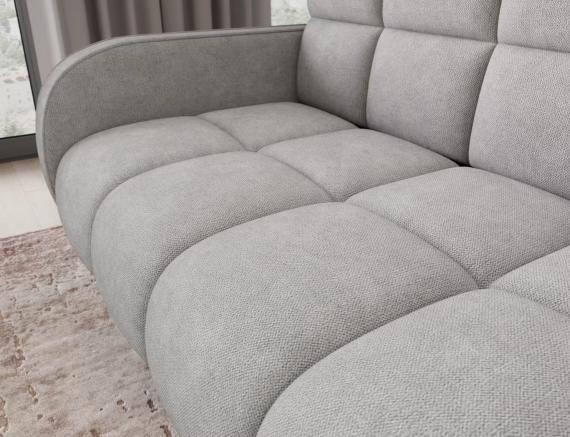Foto SOFÁ CAMA PEQUEÑO 2 PLAZAS 155 CM DEVERIO GRIS OFERTA