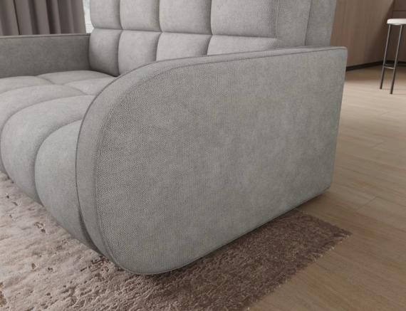 Foto SOFÁ CAMA PEQUEÑO 2 PLAZAS 155 CM DEVERIO GRIS OFERTA