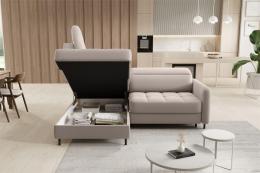 Sofá cama+arcon, beige, 208x160 OFERTA - BAREA