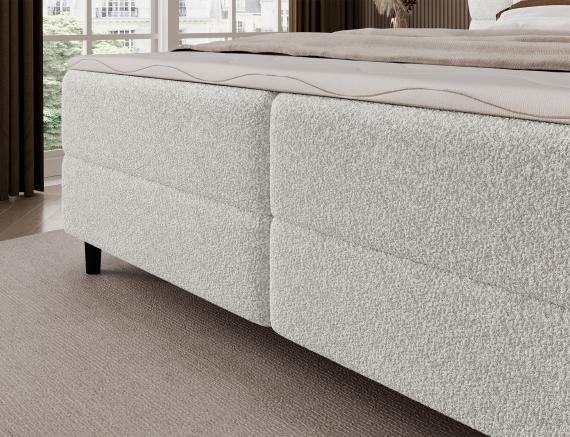 Photo Cama Continental 140/160/180x200 blanco - CAMMA