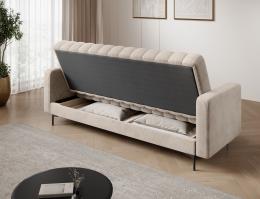 SOFÁ CAMA PLEGABLE 3 PLAZAS 212 CM RONEYY BEIGE