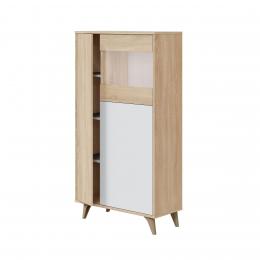 VITRINA 3 PUERTAS REF: 016617F RELAX PLUS CANADIAN/BLANCO ARTIK