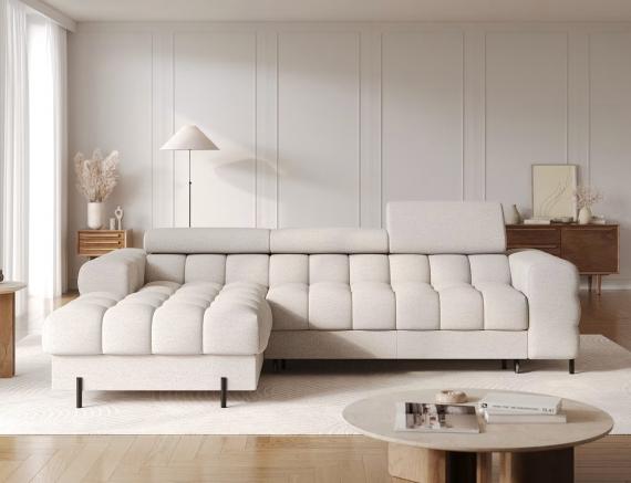 Foto SOFÁ CAMA CON ARCÓN I PATAS ALTAS 285 CM X 181 CM FELRO BEIGE