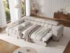 Foto SOFÁ CAMA CON ARCÓN I PATAS ALTAS 285 CM X 181 CM FELRO BEIGE