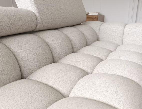Foto SOFÁ CAMA CON ARCÓN I PATAS ALTAS 285 CM X 181 CM FELRO BEIGE