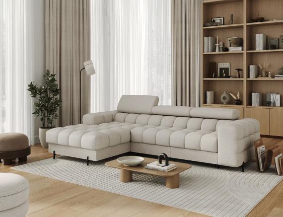 Foto SOFÁ CAMA CON ARCÓN I PATAS ALTAS 285 CM X 181 CM FELRO BEIGE