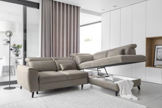 Foto Sofa cama+arcon-Azul marino - NOBLE