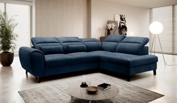 Foto Sofa cama+arcon-Azul marino - NOBLE