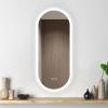 Photo LED bathroom mirror 450 x 900 mm, oval, anti-fog