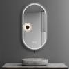 Photo LED bathroom mirror 450 x 900 mm, oval, anti-fog