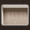 Photo Square Mirror with LED Backlighting, Tricolor Light (40x40 cm)