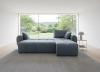 Foto Sofá Cama Chaise Longue Reversible negro DORA