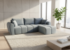 Foto Sofá Cama Chaise Longue Reversible negro DORA
