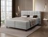 Photo Cama Continental 140/160/180x200 gris  - CAMMA