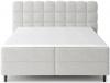 Photo Cama Continental 140/160/180x200 gris  - CAMMA