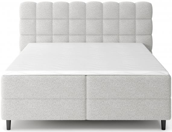 Photo Cama Continental 140/160/180x200 gris  - CAMMA