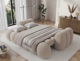 Sofá cama 256 cm - beige - COTONN
