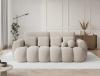 Foto Sofá cama 256 cm - beige - COTONN