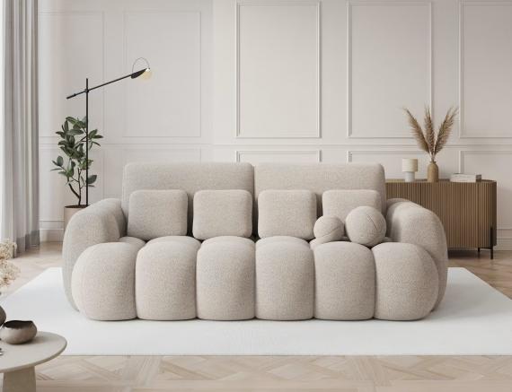 Foto Sofá cama 256 cm - beige - COTONN