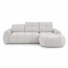 Foto SOFÁ CHAISE LONGUE ELÉCTRICO DE DISEÑO MODERNO 275 CM X 190 CM SORENA L CREMA