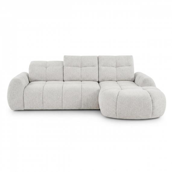 Foto SOFÁ CHAISE LONGUE ELÉCTRICO DE DISEÑO MODERNO 275 CM X 190 CM SORENA L CREMA