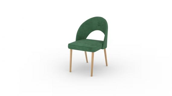 Photo Extendable dining table set - 140/180 - 6 chairs - green - RODOS 82CG